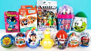 СЮРПРИЗ MIX! Ам Ням, Тролли, Paw Patrol, Peppa Pig, Машинки, куклы, LEGO Unboxing Kinder Surprise