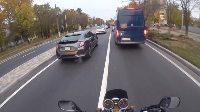 Yamaha YBR 250 (YS Fazer) - лучший мотоцикл для города? Тест - "Пробки 1" смотреть онлайн