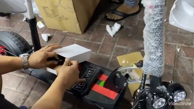 # E10 scooter # unboxing # Gift # pamaskong handog смотреть онлайн