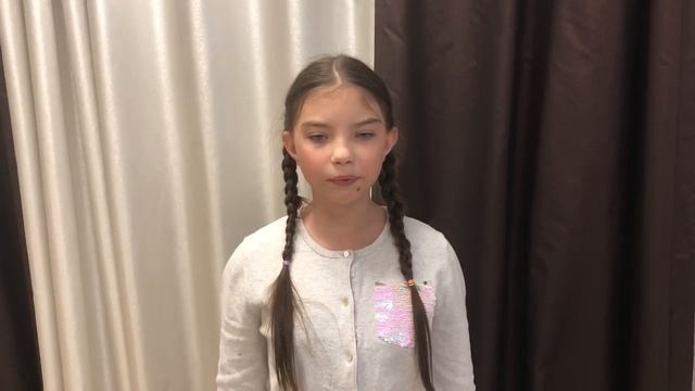 Данилова Виктория, 12 лет, Н.М. Рубцов "Во время грозы" смотреть онлайн