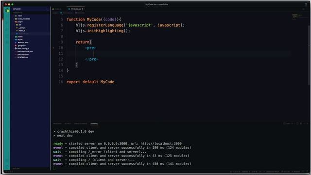 Why this nextjs code is crashing ? смотреть онлайн