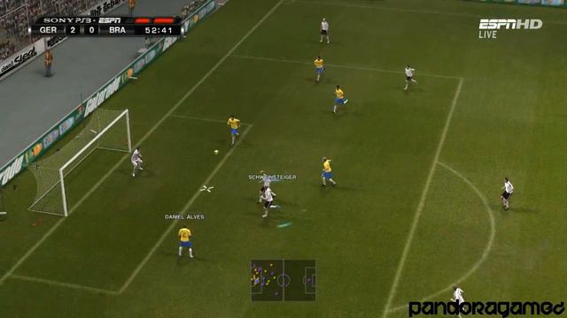 Deutschland - Brasilien | 10.08.2011 | Alle Tore | HD [PES 2011] смотреть онлайн