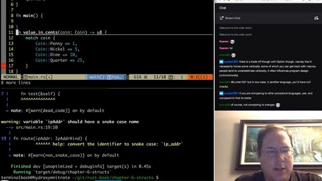 Learn Rust language with us! Episode 5! Enums and Pattern Matching! смотреть онлайн