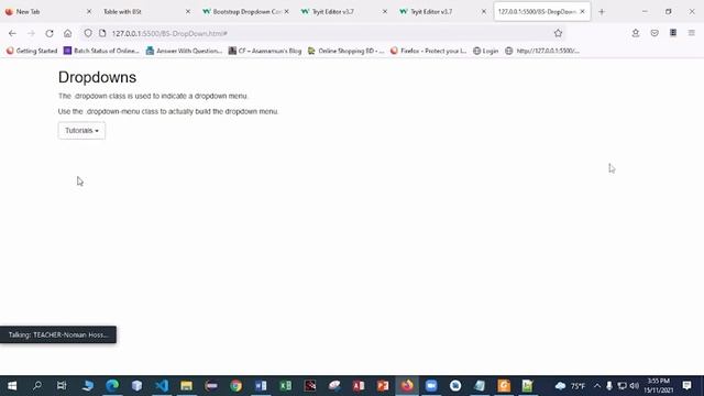Booststrap Visible | Bootstrap Dropdowns смотреть онлайн
