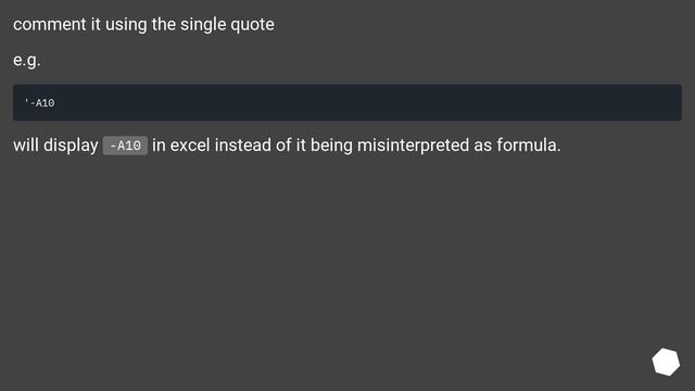 Stop Excel recognizing a dash смотреть онлайн