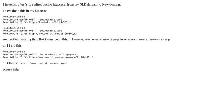 Wordpress: 301 Rewriting htaccess смотреть онлайн
