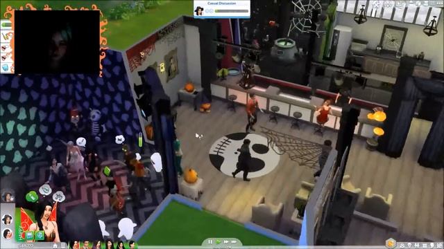 The Sims 4 - Spooky Party смотреть онлайн