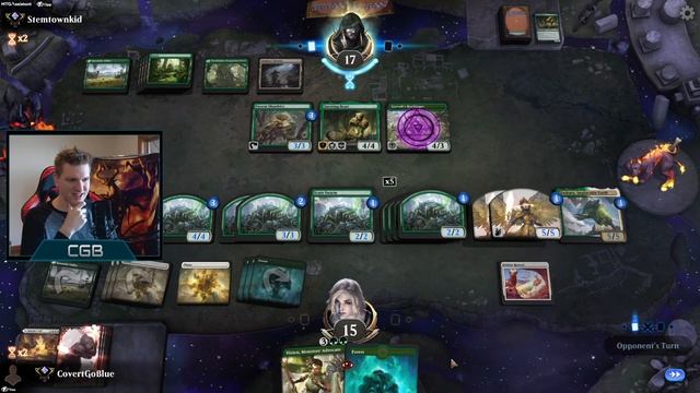 ZERG RUSH! Scute Swarm Ramp | 73% Diamond Win Rate | MTG Arena Gameplay смотреть онлайн