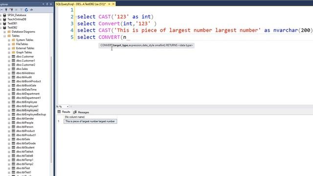 Cast and Convert in SQL смотреть онлайн