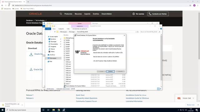 Instalar Oracle Database 18c Express Edition y SQLPlus смотреть онлайн