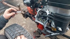 двигатель GW170F-T25. к мотоблоку. проверка зазора клапанов.