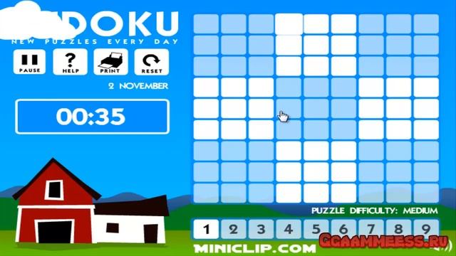 Игры для девочек судоку играть сейчас смотреть онлайн