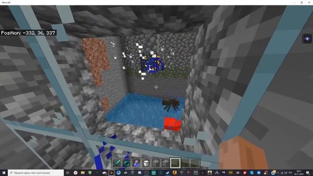 Простейшая ферма пауков в Minecraft. смотреть онлайн