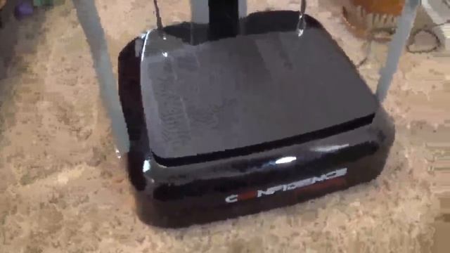 Confidence Fitness Slim Full Body Vibration Platform Fitness Machine, Black Review