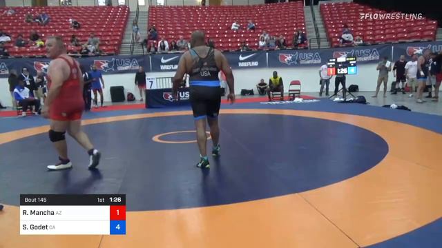 130 Lbs Rr Rnd 2 - Robert Mancha, Arizona Vs Stoney Godet, California 14f7