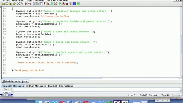 Math Class Methods смотреть онлайн