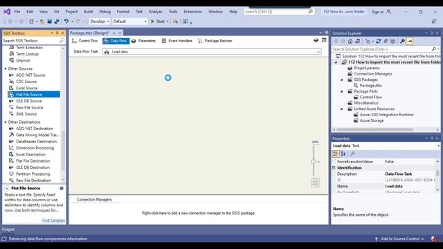 112 How to import the most recent file from folder using ssis смотреть онлайн