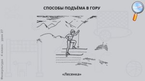 Физическая культура 4 класс (Урок№27 - Лыжные повороты и подъемы. Техника подъема «лесенка».)