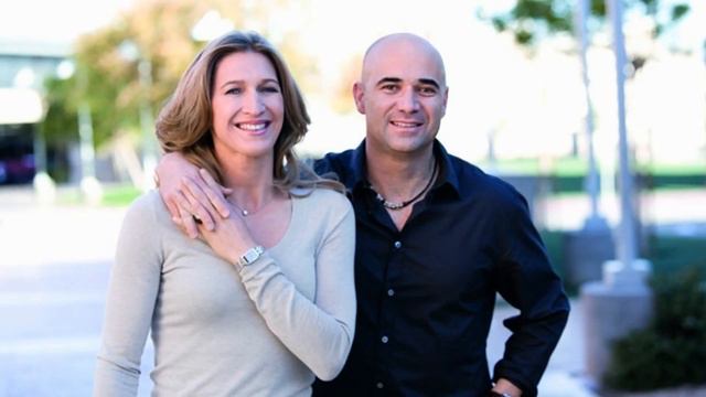 Andre Agassi And His Wife Steffi Graf