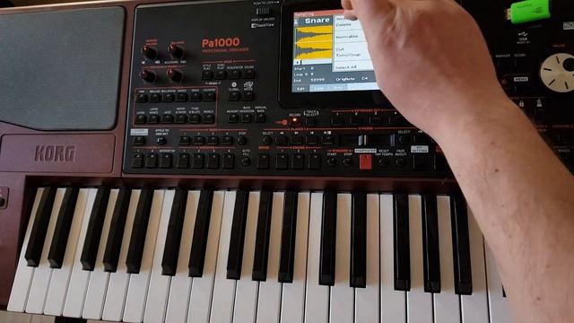 KORG PA1000 / ЗАМЕНА ЗВУКОВ УДАРНОЙ УСТАНОВКИ смотреть онлайн