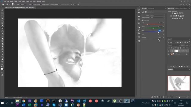 Бронзовый оттенок на коже в программе Photoshop смотреть онлайн