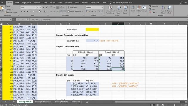 Excel - Create Bins смотреть онлайн