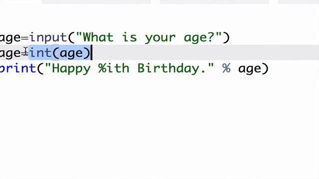 Python 11: Input Non-String смотреть онлайн