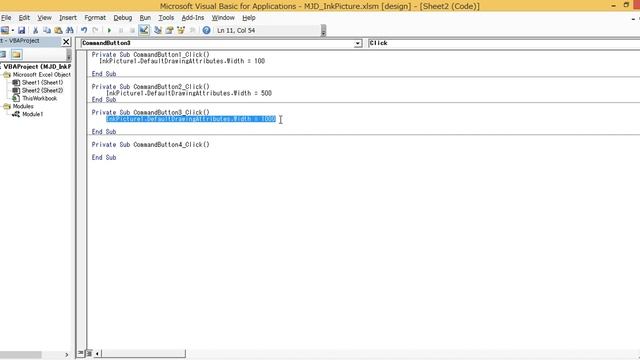 VBA Excel Create Paint With InkPicture Control смотреть онлайн