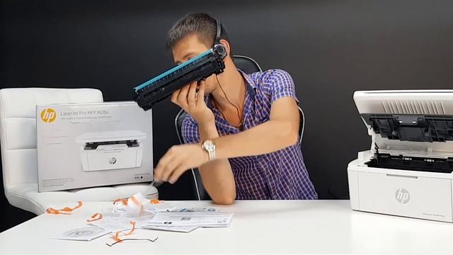 МФУ HP LASERJET PRO MFP M28A, Видео обзор картридж CF244A смотреть онлайн