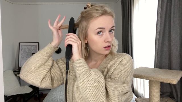 Как я укладываю свои тонкие волосы - Укладка для объема [Liz Foxter] смотреть онлайн