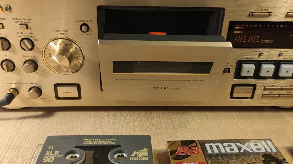 Распечатка аудио кассеты Maxell XLII [часть 1 - калибровка]