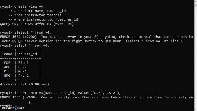 View in SQL ( from Multiple tables) смотреть онлайн