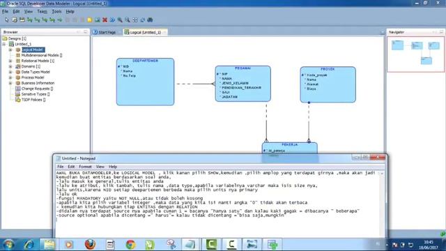 Tutorial Oracle Data Modeler dan APEX – fajar hidayat dan alipi (Kelas Basis Data Yuri Rahmanto) смотреть онлайн