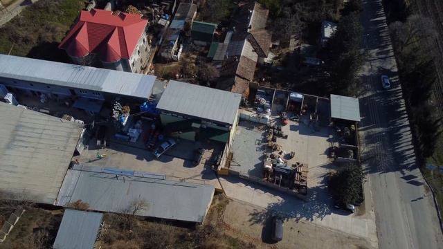 Виноградные поля с высоты птичьего полета г Alushta смотреть онлайн