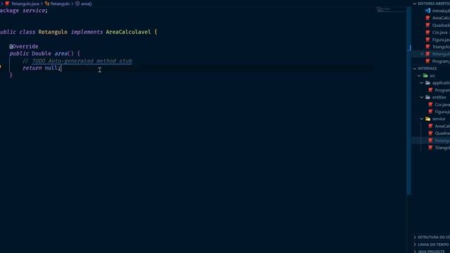 JAVA exercício para melhorar conhecimento de INTERFACES - Figuras смотреть онлайн