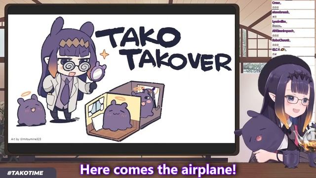Here comes the airplane chat!!!【HoloEN】 смотреть онлайн