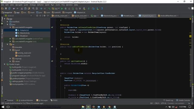 Load Image from database mysql ke list Android Studio bahasa indonesia смотреть онлайн