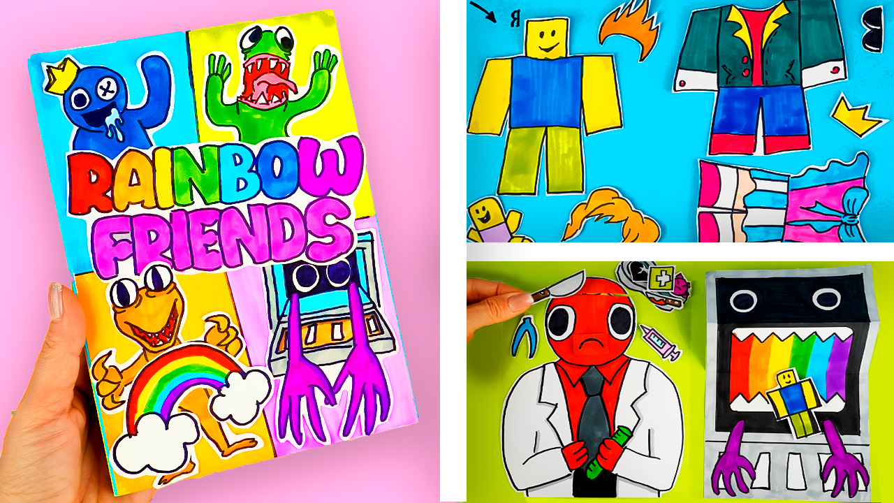 Игровая книга Роблок РАДУЖНЫЕ ДРУЗЬЯ смотреть онлайн