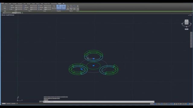 Beginner Tutorial 2 (AutoCAD 2018) - Designing a Fidget Spinner смотреть онлайн