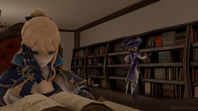 Lisa And Jean Fart In The Library | Girl Fart Animation