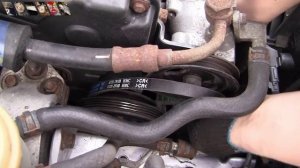 Hyundai Accent 2 - Замена ремня Генератора и ГУРа.mp4