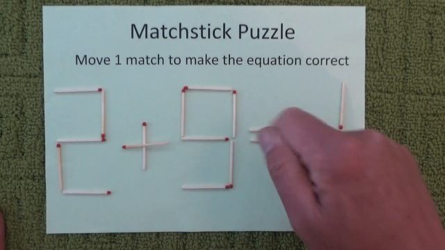 Match Stick Puzzle - Move One Match to Make the Equation Correct - Detailed Solution Included смотреть онлайн