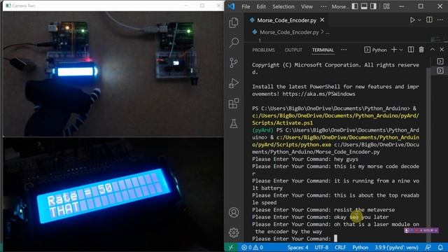 Python To Arduino Morse Code Decoder смотреть онлайн
