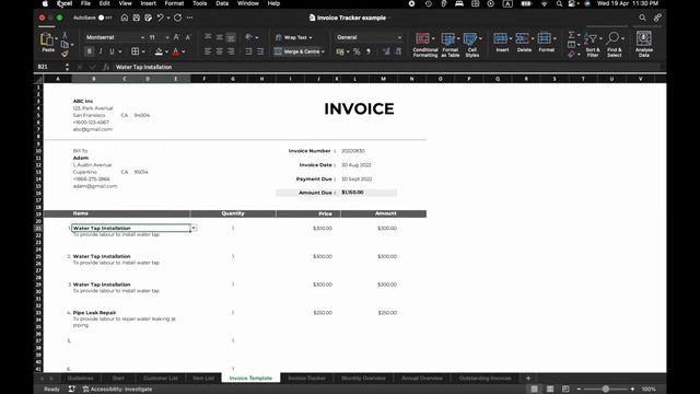 Say Goodbye to Invoice Hassles: Learn to Use Invoice Tracker and Invoice Template Today! смотреть онлайн