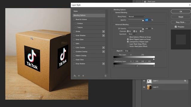 Realistic Packaging Box Label Mockup | Photoshop CC Tutorial | EASY смотреть онлайн