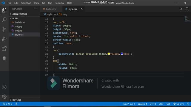 Bulb UI developing a design. function in JavaScript смотреть онлайн