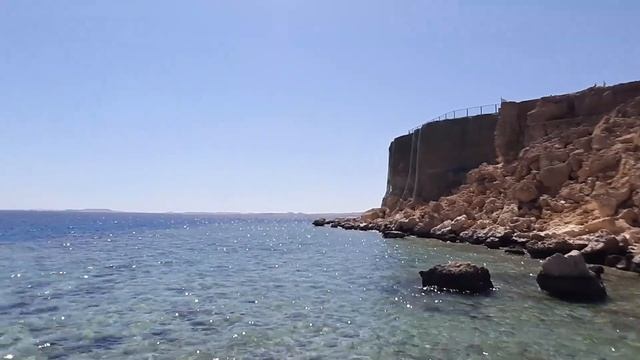 Обзор пляжа и рифа в отеле Faraana Reef Resort 4*. Кафе Farsha Египет.