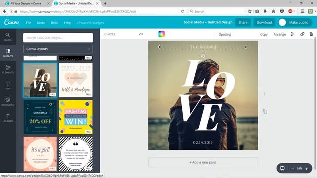 How to make great facebook posts using Canva смотреть онлайн