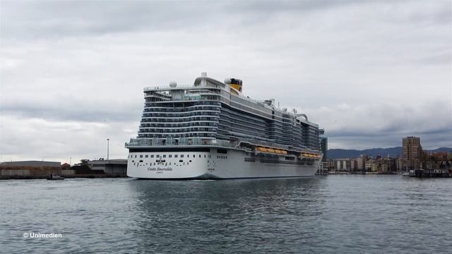 Costa Smeralda | The First Arrival In Savona (Italy) After The Naming Ceremony | 4K-Quality-Video