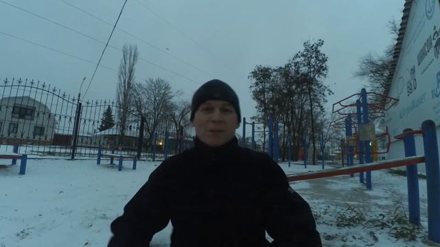 14.11.2016 Пробежка. Утро. Первый снег. смотреть онлайн